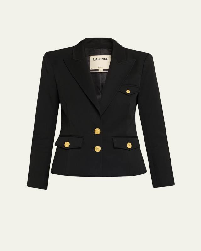 Wylla Structured Single-Breasted Blazer